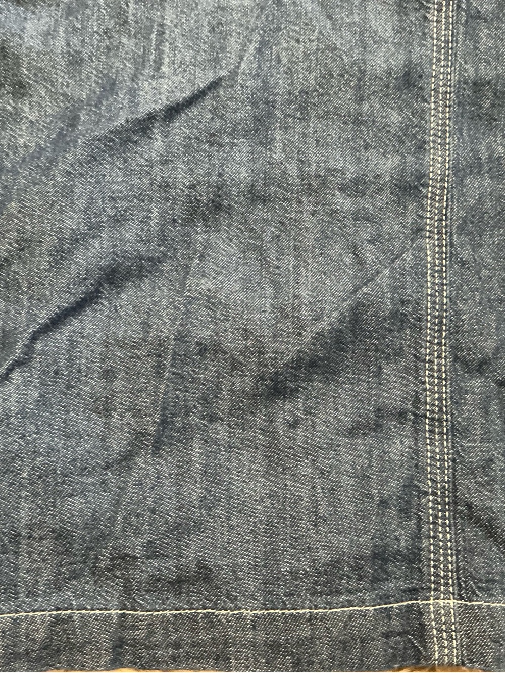 Lee Workwear Cropped Denim Chore Shirt Jacket Medium Dark Utility Button Front - Picture 8 of 8